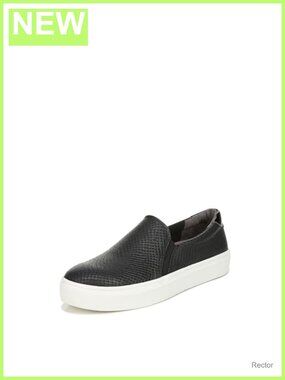 Women's Slip-On Faux Leather Fashion Sneakers Comfortable Lightweight